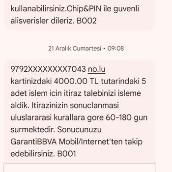 Bilgim Dışında Yapılan İşlemler Ve İlgisiz Müşteri Hizmetleri