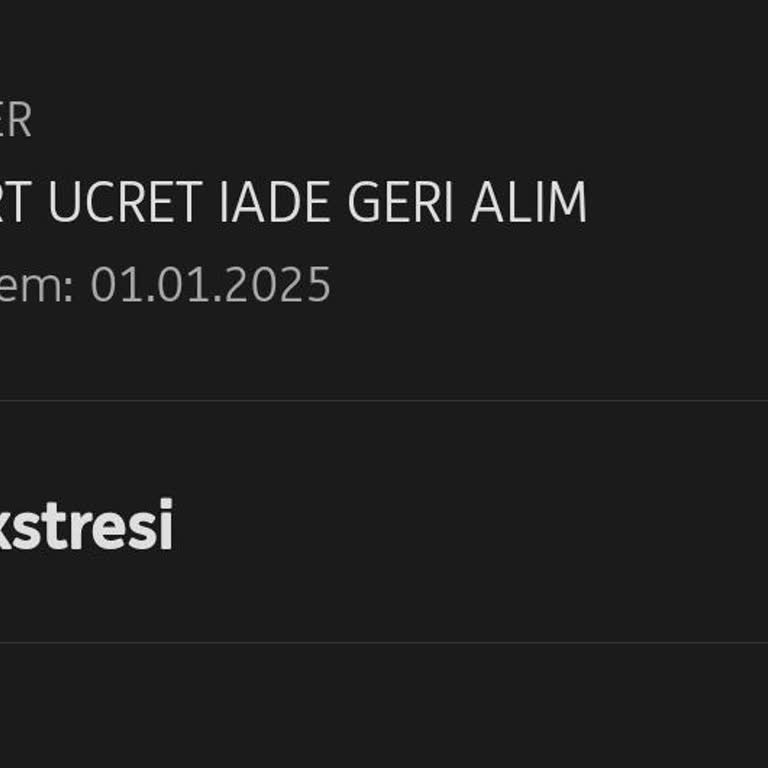 Beklenmedik Kart Aidatı Şoku