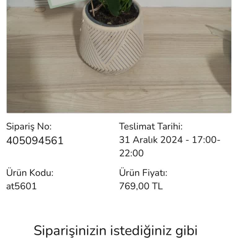 Yanlış Çiçek Gönderimi Ve İade Sorunu