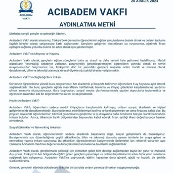 Burs Başvurusunda Kişisel Bilgilerin Güvenliği Endişesi