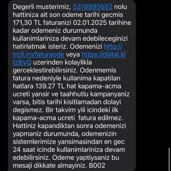 Turkcell'de İlk Fatura Şoku: Beklenmedik Hat Kapatma Ücreti