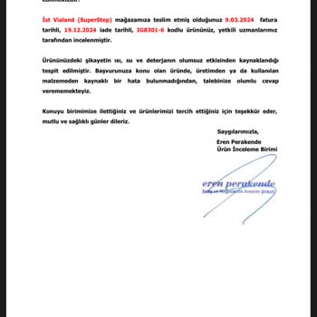 Renk Solması Ve Mağaza İlgisizliği