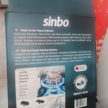 Eksik Parçalı Sinbo Makinesi Mağduriyeti