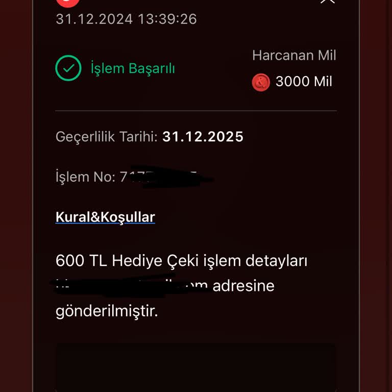 Shop&Miles Hediye Çeki Sorunu Ve Yetersiz Müşteri Hizmeti