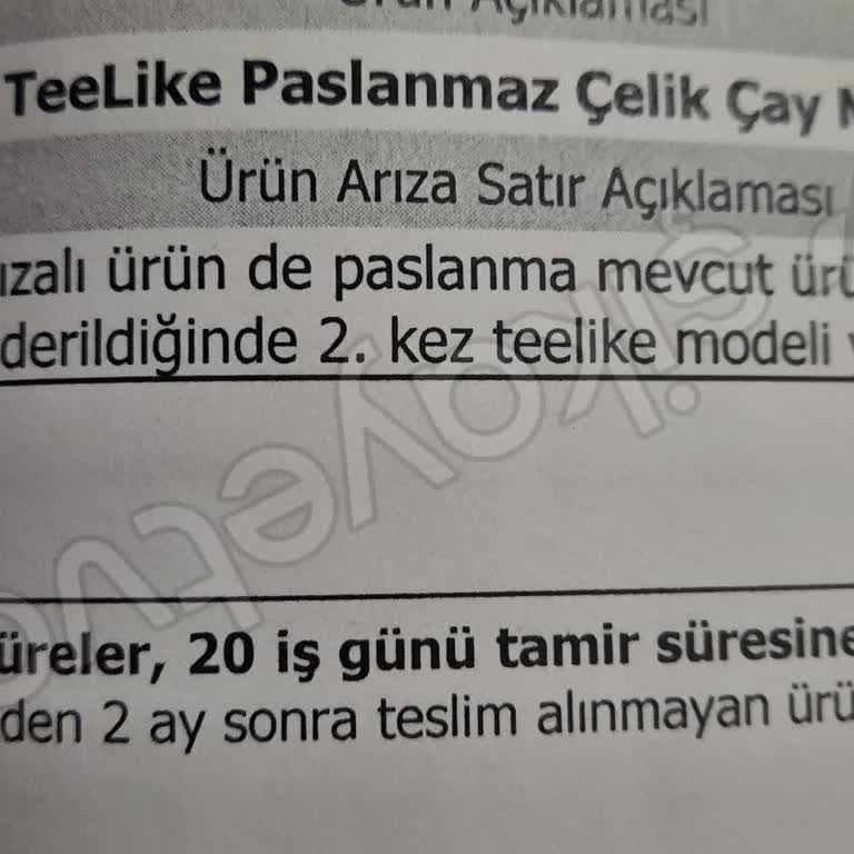 Schafer Paslanan Çaycı Ve Bitmeyen İade Süreci