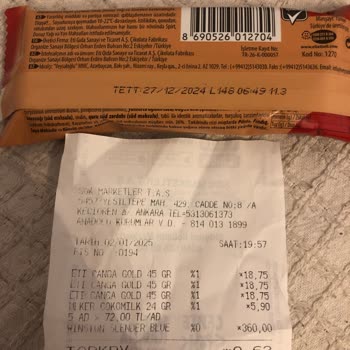 Şok Market'te Son Kullanma Tarihi Geçmiş Ürün Sorunu