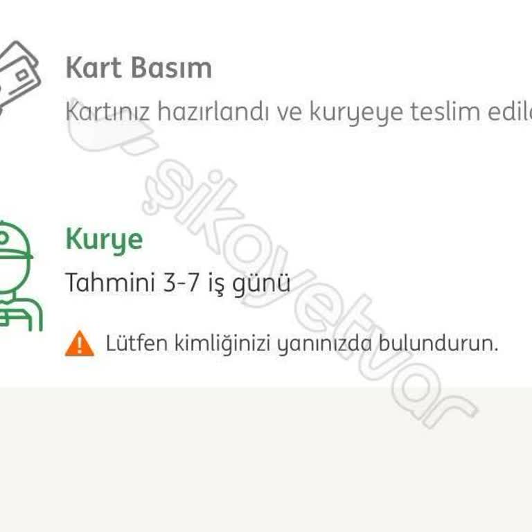 Kredi Kartı Teslimatında Gecikme Ve İletişim Sorunu