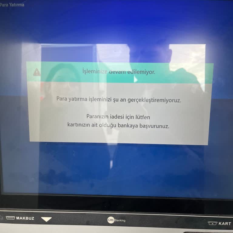 ATM Arızası Nedeniyle Mağduriyet Yaşıyorum