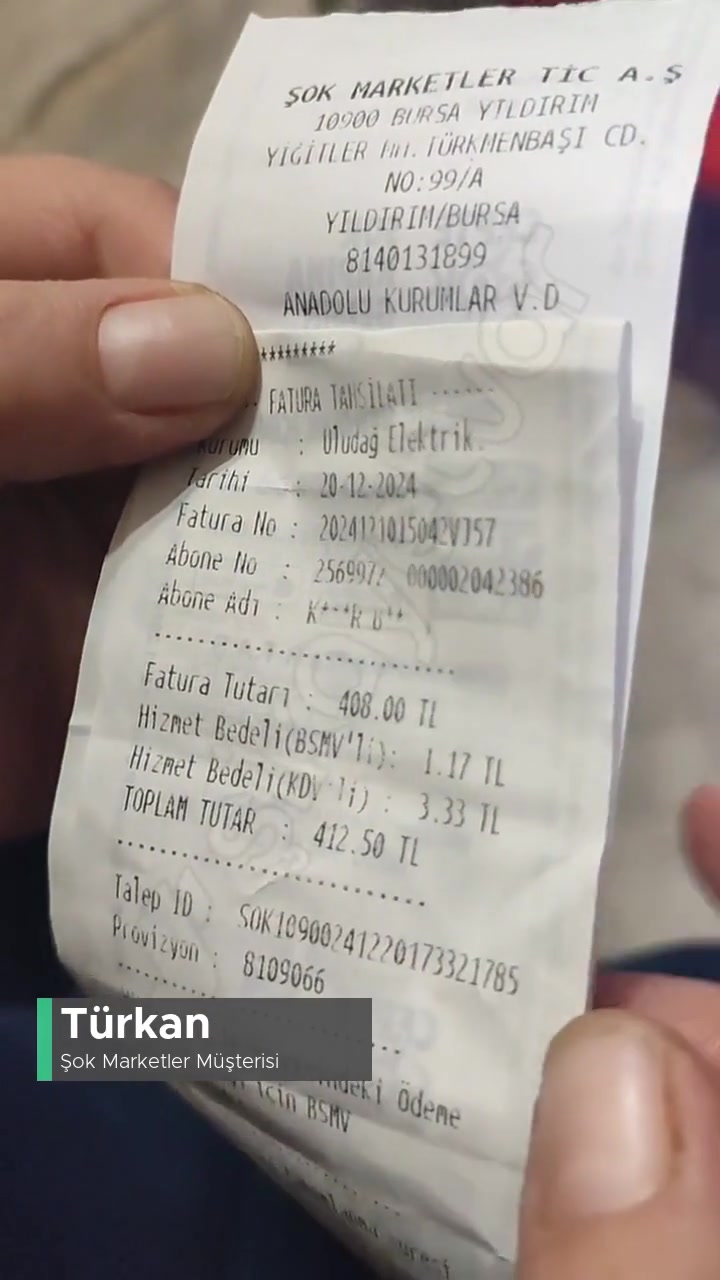 Şok Marketler Elektrik Faturası Mağduruyum! videonun kapak resmi