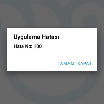 Milli Piyango Uygulamasına Giriş Sorunu: Hata Kodu 100