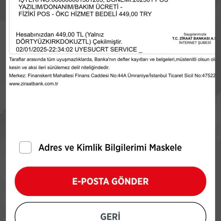 Haksız Bakım Ücreti Kesintisi