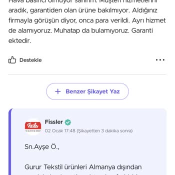 Arızalı Ürün Ve İletişim Sorunları