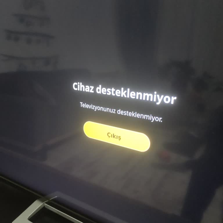 Televizyonda Exxen Uygulaması Sorunu