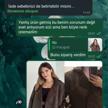 Yanlış Renkli Ürün Ve Kargo Ücreti Sorunu