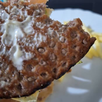 Hamburgerde Şok Edici Bulgu: Larva Yuvası!