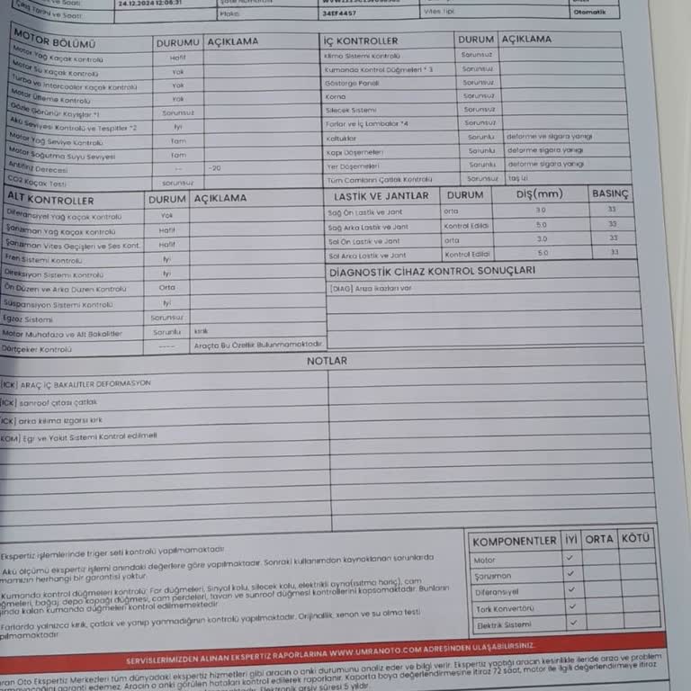 Ekspertiz Yanıltması Ve Direksiyon Sorunu