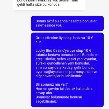 Verilmeyen 10 Euro Bonus Ve Tanımlama Sorunu