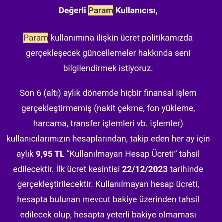 Kullanmadığım Uygulama İçin Ücret Talebi Ve Erişim Sorunu