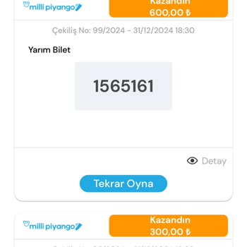 Yanlış Kazanan Bilet Sorunu