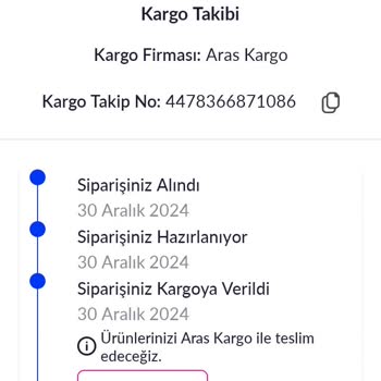 Pazarama Ve Aras Kargo İle Teslimat Çilesi