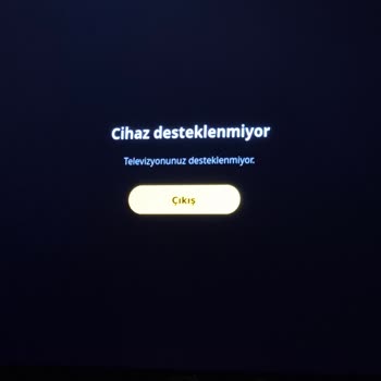 Exxen Uygulaması Vestel TV'de Çalışmıyor