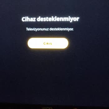 Exxen Uygulaması Vestel TV'de Çalışmıyor
