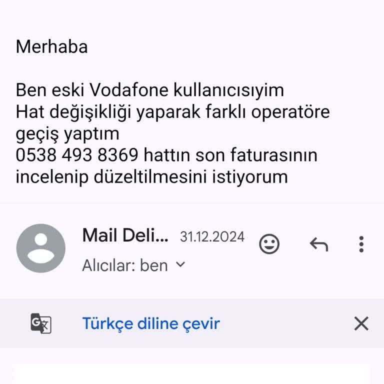 Yanlış Fatura Ve İletişim Sorunu