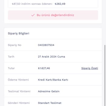 Eksik Ürün Ve Yetersiz Müşteri Hizmetleri