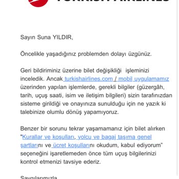 Ücretsiz Değişiklik Hakkı Ve Sistemsel Sorunlar Mağduriyeti