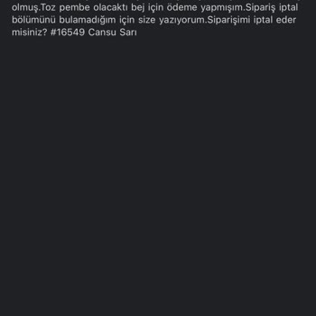 Yanlış Termos Rengi Ve İletişim Sorunu