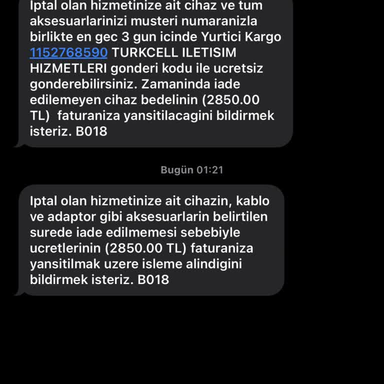 Gece Mesajları Ve Haksız Ücretlendirme Sorunu