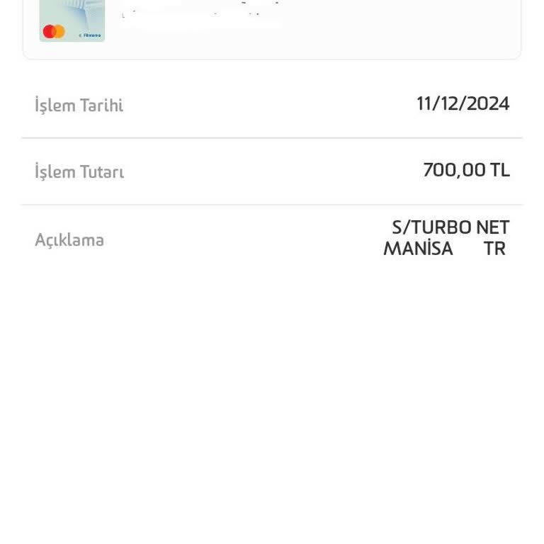 Turbonet Ödeme İadesi Yapılmayan Hizmet!