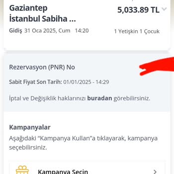Uçak Bileti Fiyat Farkı Mağduriyeti