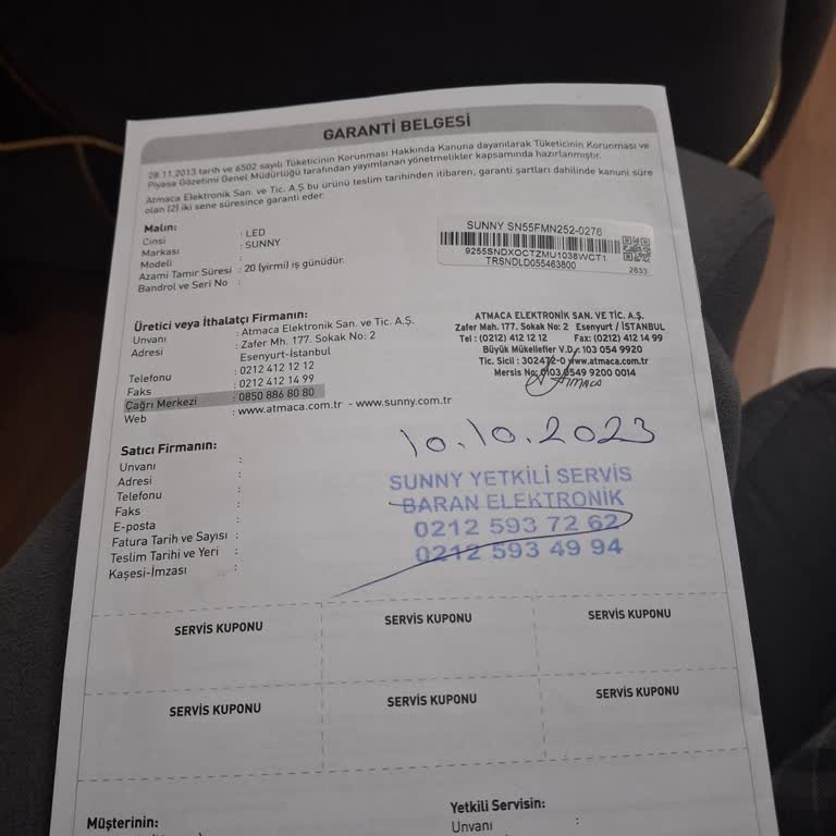 Televizyonumda Yeşil Çizgi Sorunu Ve İlgisiz Servis