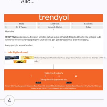 İade Edilemeyen Kitaplar: Trendyol'da Mağduriyet