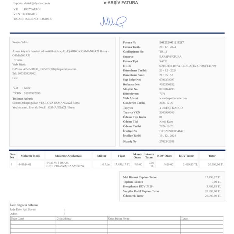 Eksik Ürün Ve İletişim Sorunu