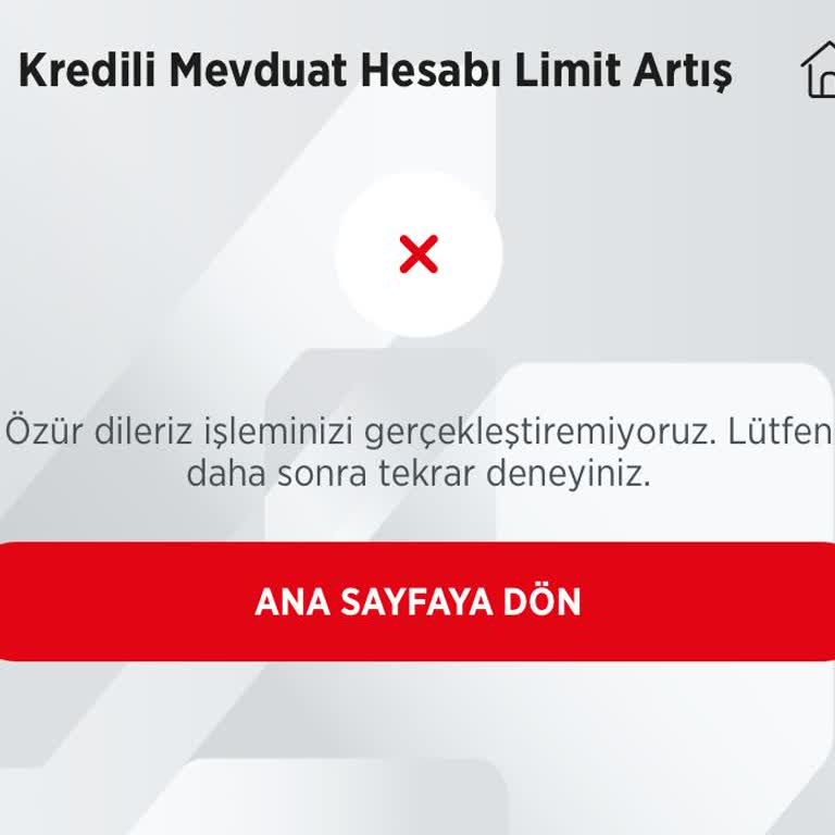 KMH Ve Kredi Kartı Limit Artışı Sorunu