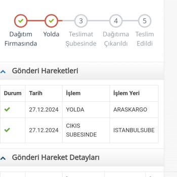 Aras Kargo'da Teslimat Gecikmesi Ve İletişim Sorunu