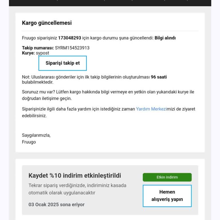 Kayıp Ürün Ve Cevapsız Kargo Sorunu
