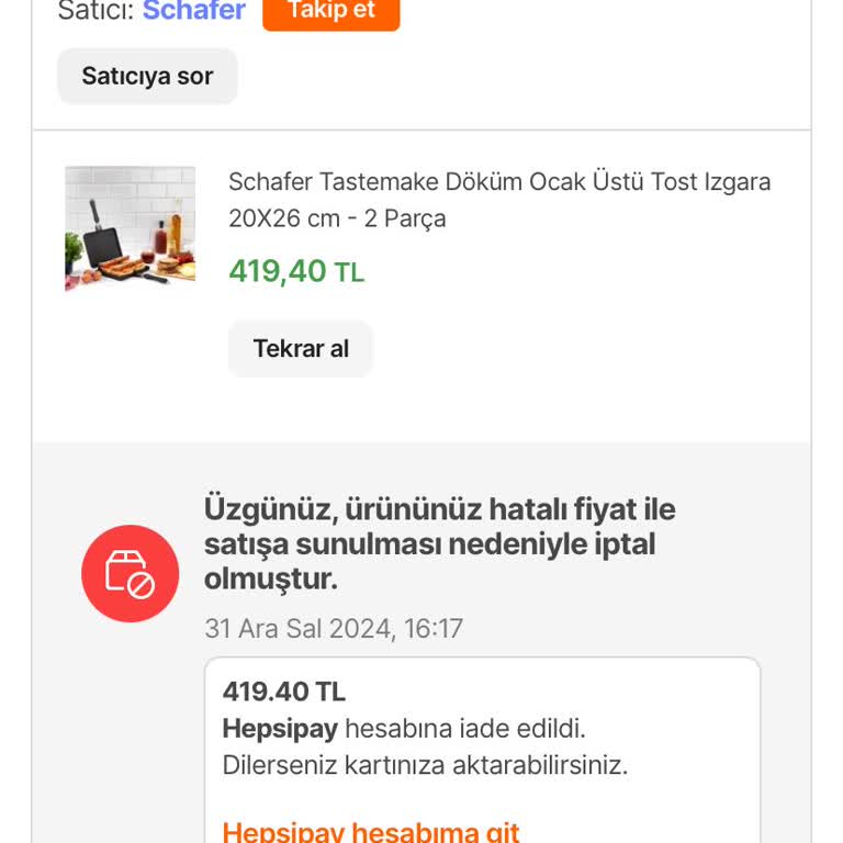 Schafer Kampanya İptaliyle Hayal Kırıklığı!