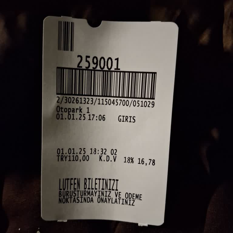 Otopark Ücreti Haksız Uygulama