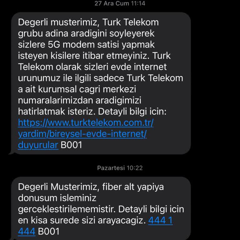 Türk Telekom Fiber Altyapı Sorunu Ve Müşteri Hizmetleri İkilemi