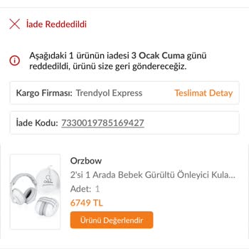 Yanlış Ürün Ve İade Sorunu
