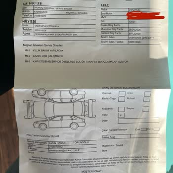 Fiat Servisinde Yıllık Bakım Ve Müşteri Hizmetleri Hayal Kırıklığı