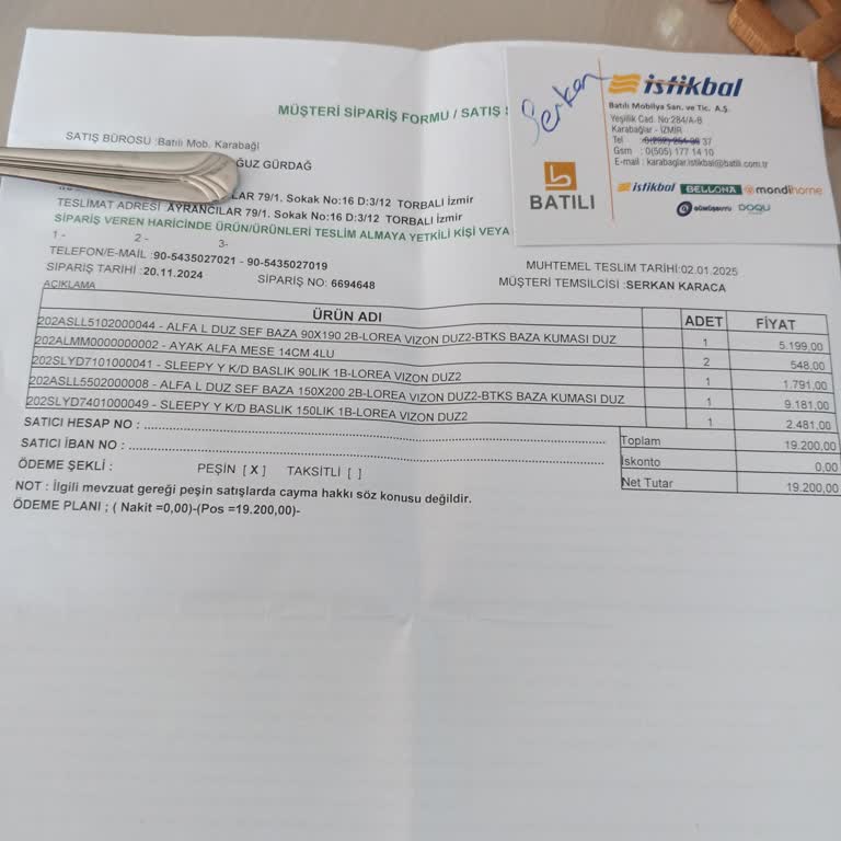 İstikbal Mobilya Karabağlar Şubesi'nde Teslimat Sorunu Ve İlgisizlik