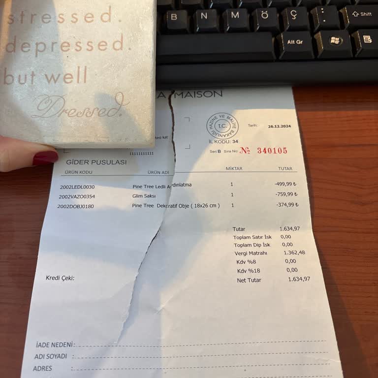 İade Sürecinde Aksama Ve Müşteri Hizmetlerinde Yetersizlik