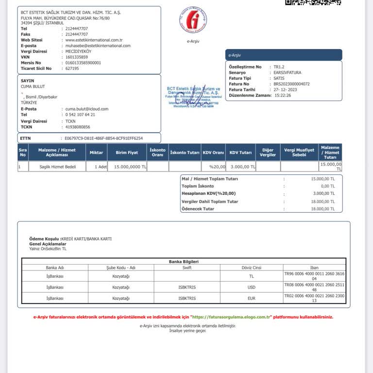 Saç Ekimi Sonrası Beklenmedik Ek Ücret Talebi