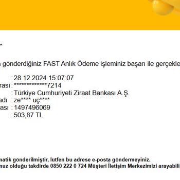 VakıfBank'tan Gelen Yanlış Bildirimler Ve İlgisizlik