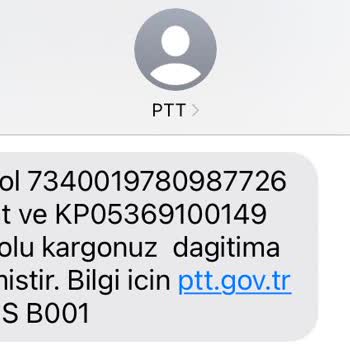 PTT Kargo Teslimat Sorunu Ve İletişimsizlik