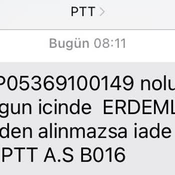 PTT Kargo Teslimat Sorunu Ve İletişimsizlik